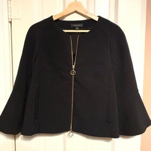 Ann Taylor Black Zip Jacket